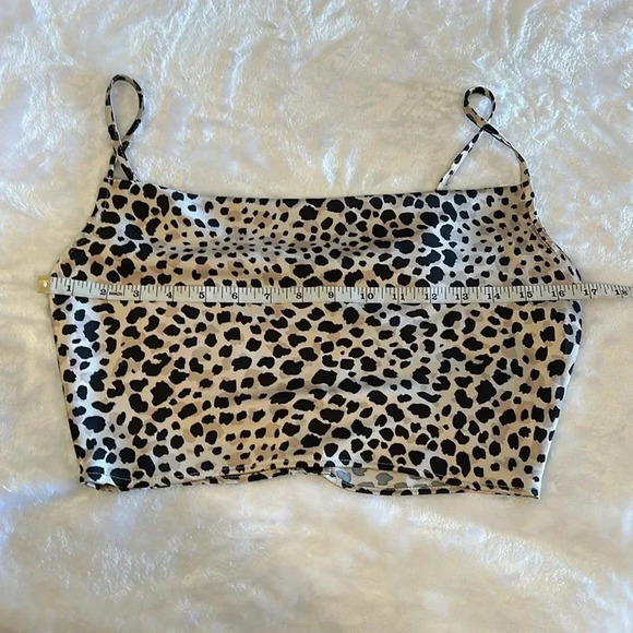 🐆🤍 Forever 21 Cheetah print animal print tank top in S EUC - Picture 9 of 9